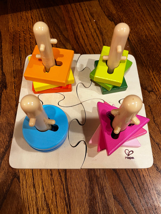 #173 Hape Creative Peg Puzzle