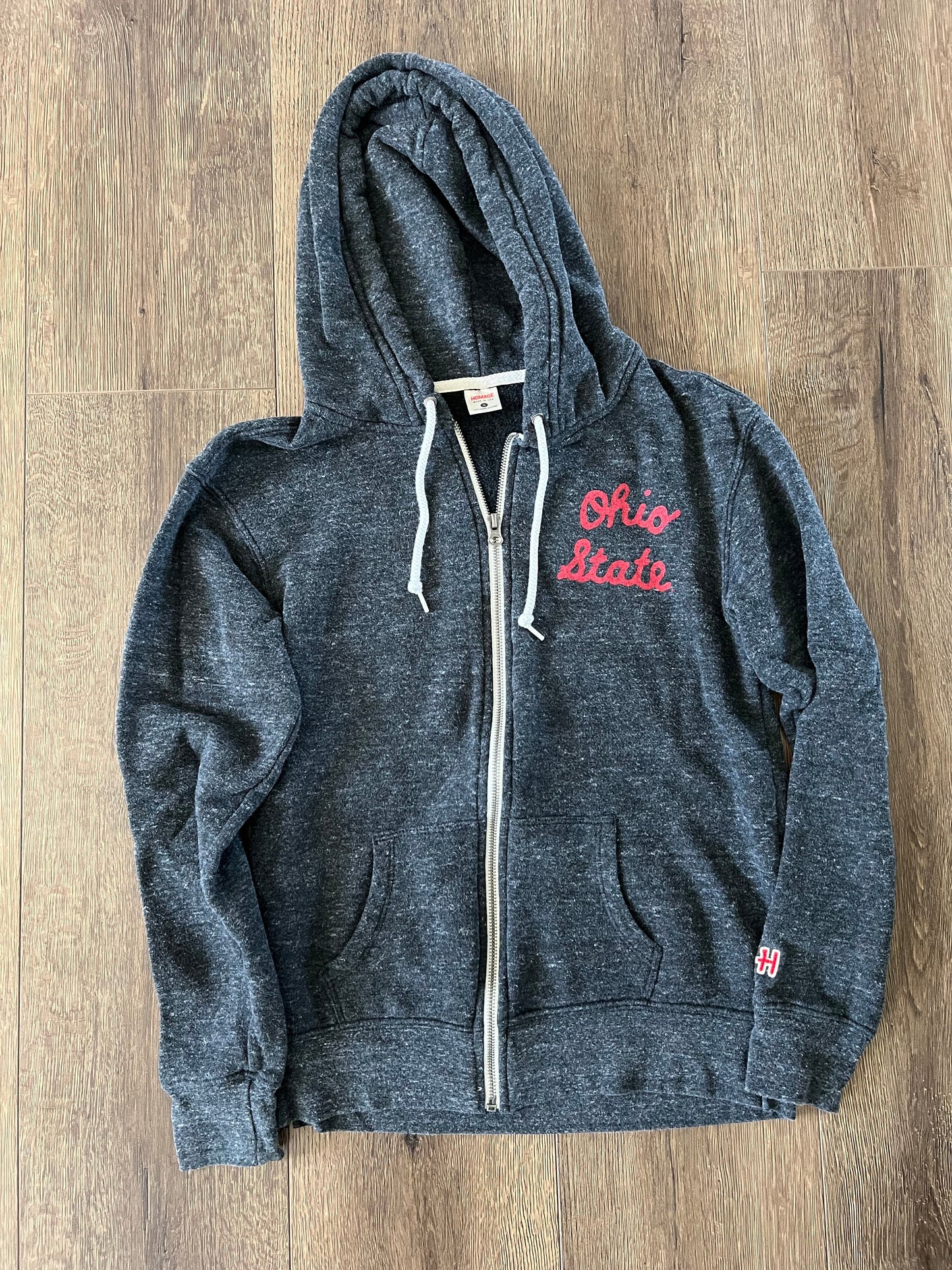 #173-HOMAGE women's small Ohio State zip up