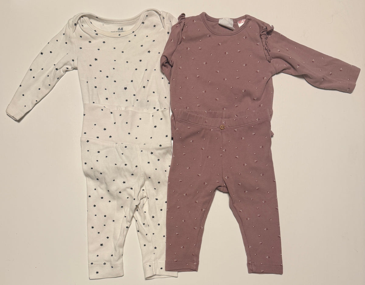 #93 H&M + Zara matching set bundle girls size 3-6 months