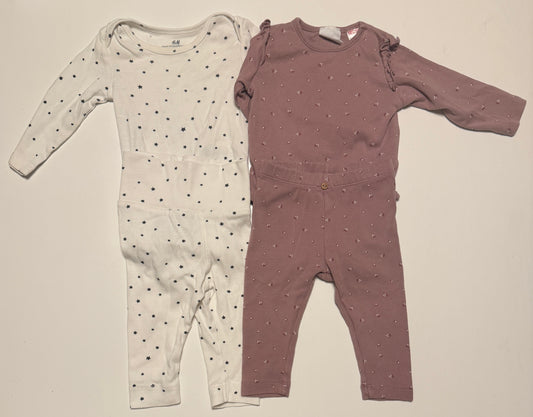 #93 H&M + Zara matching set bundle girls size 3-6 months