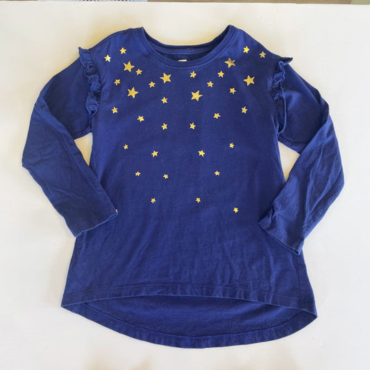 #118 | Size 4 | Tea Collection Girls Star High Low Top