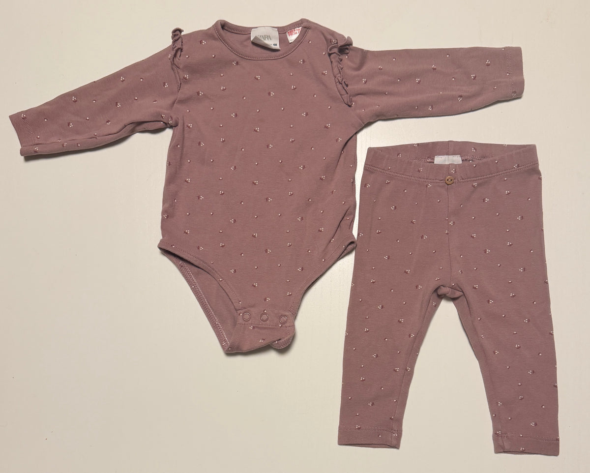 #93 H&M + Zara matching set bundle girls size 3-6 months