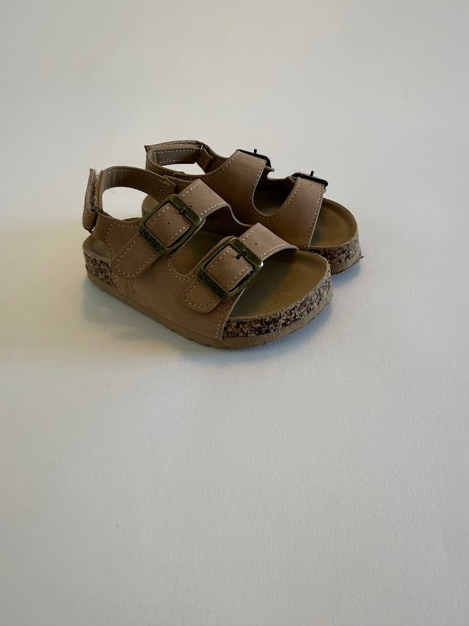 #78 REDUCED Hurley Brown Sandals Boys Size 6