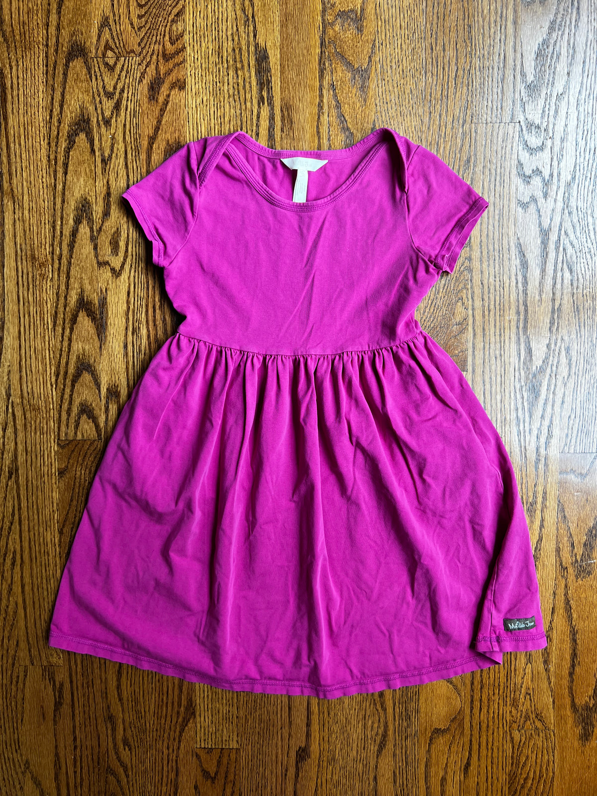 Seller #115 - Matilda Jane Girls 9/10 Magenta Short Sleeve Dress, VGUC