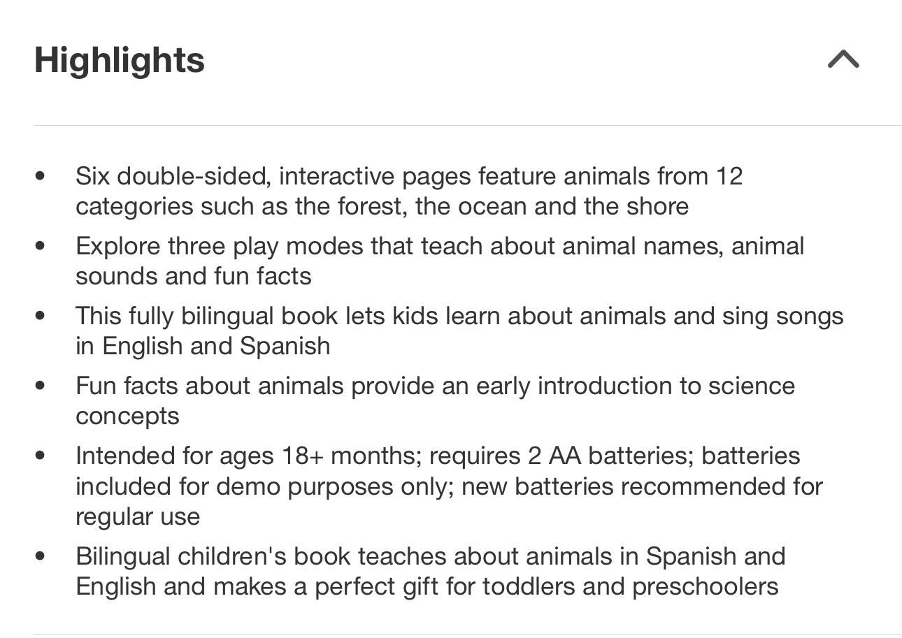 #10 | Leapfrog 100 Animals interactive Book