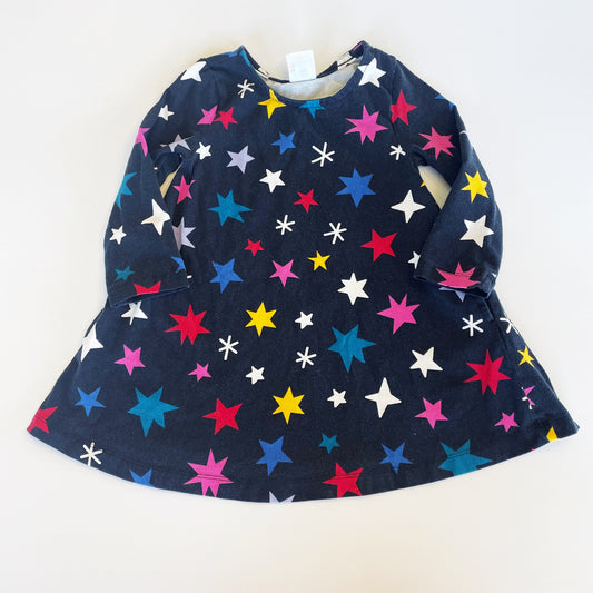 #118 | Size 85 / 2T | Hanna Andersson Girls Star Dress