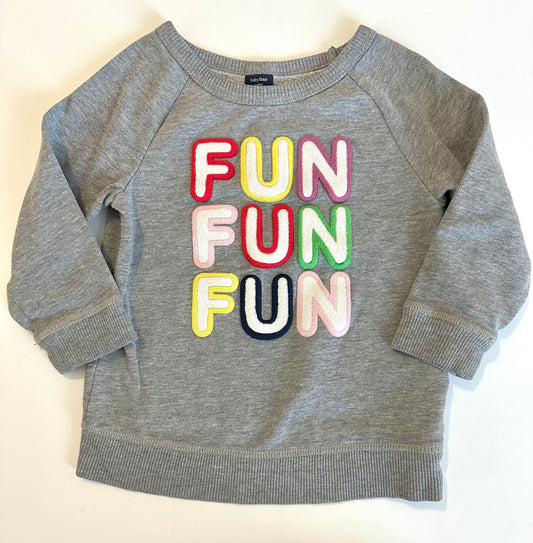 Seller #39 Gap girls size 3T “fun” sweatshirt