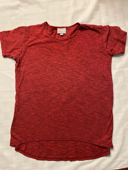 Lularoe girls size 10 red shirt
