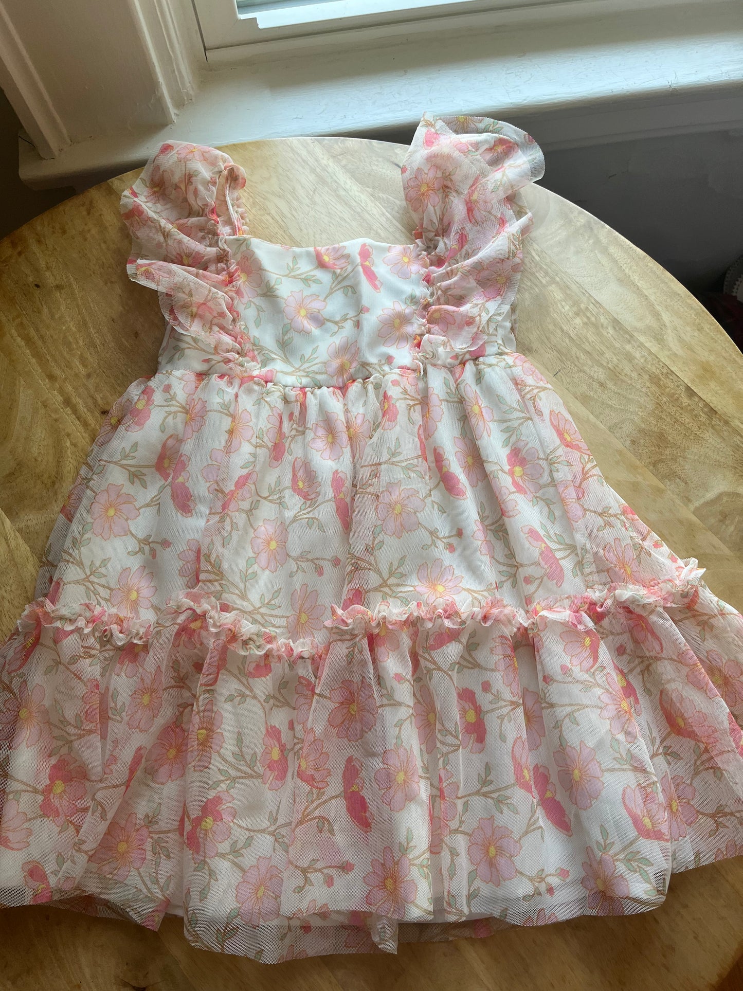 #97- Rachel Zoe Girls 4T Pink Floral dress