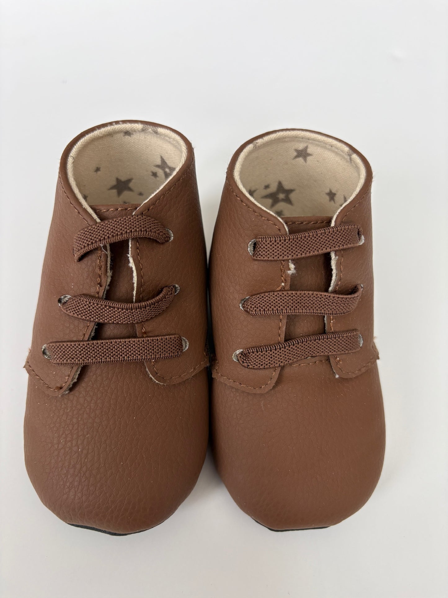 Seller #105 - Size 3  (9-12 months) GN Brown Jujube Soft Soled Shoes EUC
