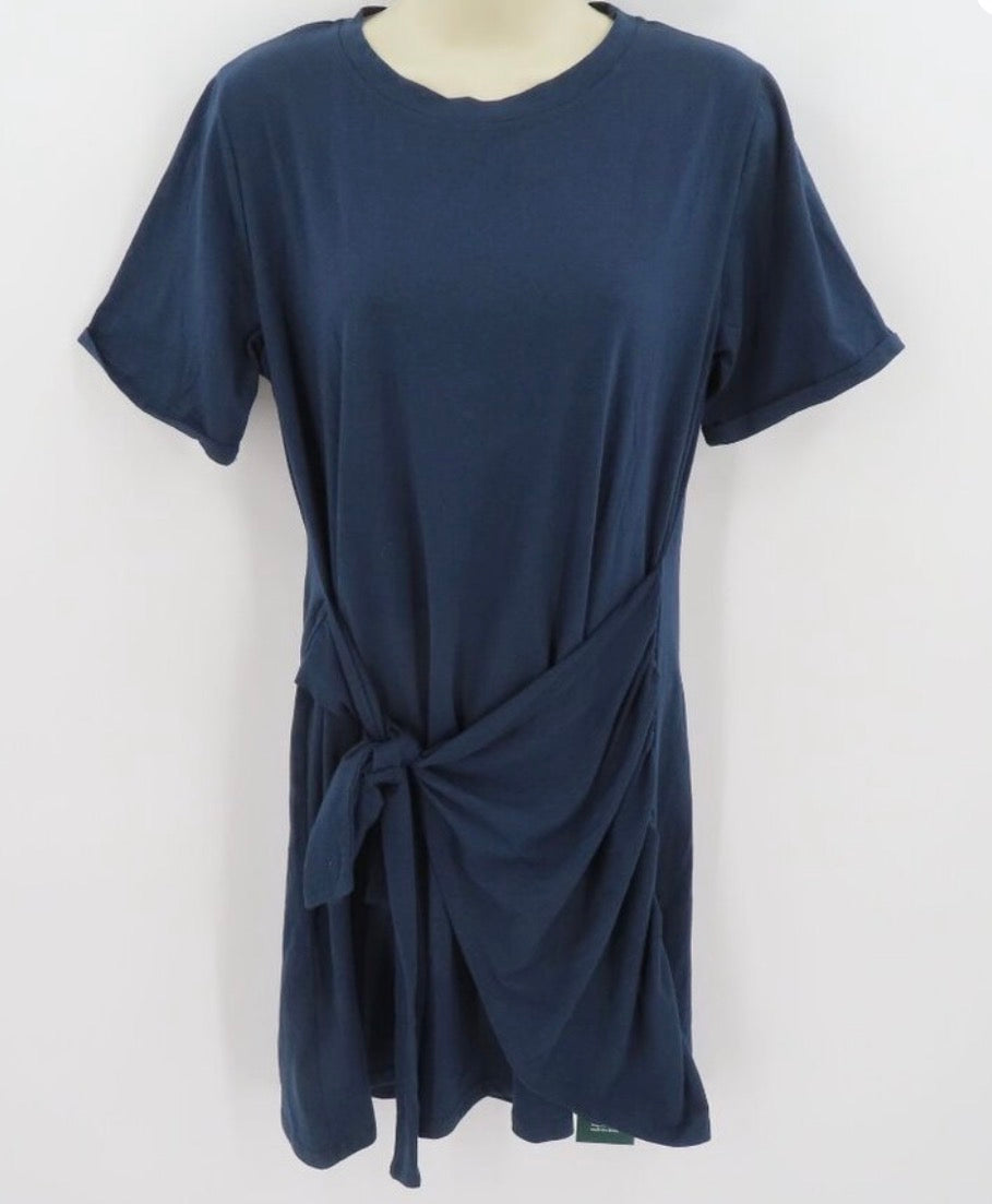 #10 | Large women’s Halara Everyday Tie Knot Ruched Mini Chill Dress-Belle