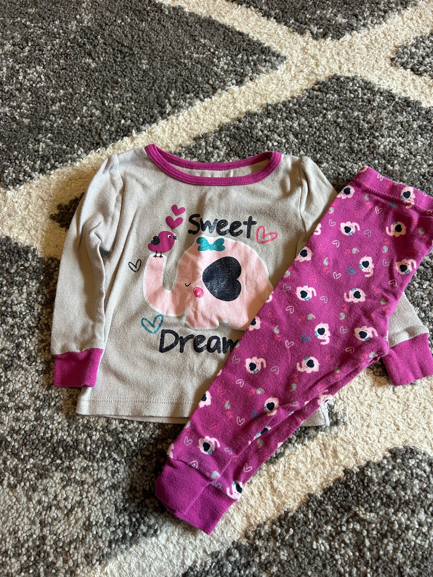 Seller 120, GUC, Girls 12M Pajamas
