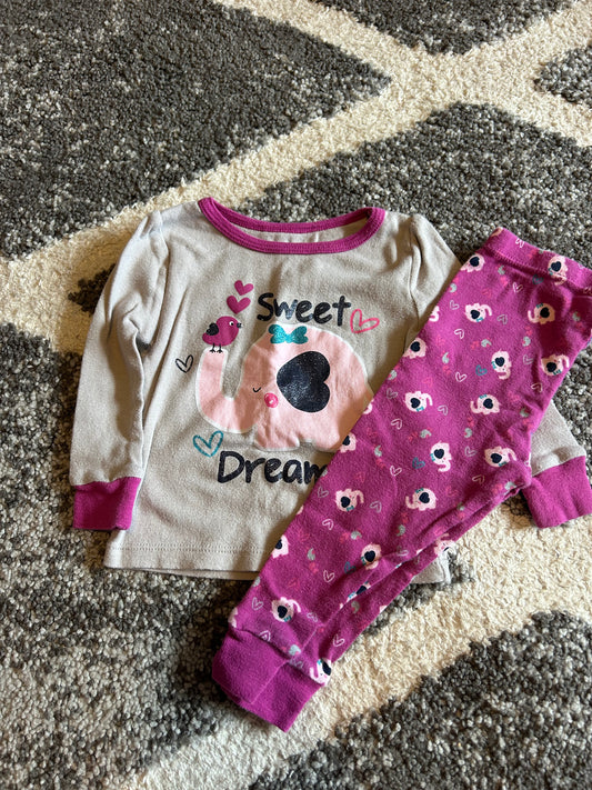 Seller 120, GUC, Girls 12M Pajamas