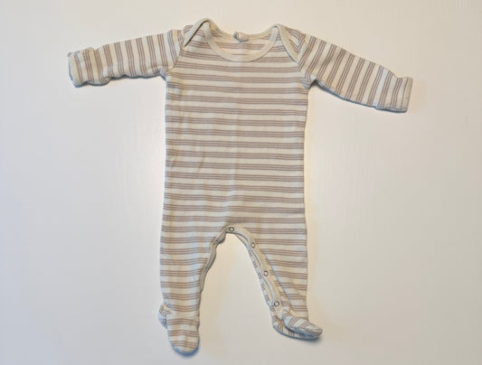 #93 Quincy Mae footie size 3-6 months