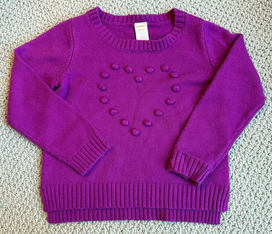 Seller 8 - girls Gymboree size S (5-6) purple sweater