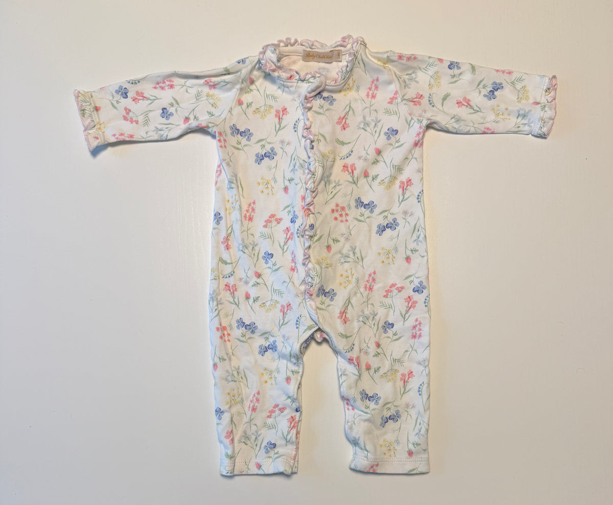 #93 like new Baby Club Chic Pima cotton layette girls size 3-6 months