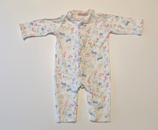 #93 like new Baby Club Chic Pima cotton layette girls size 3-6 months