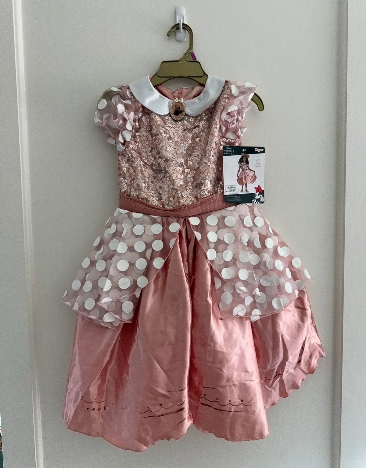 #9 Girls Small (4-6x) NWT Disney Minnie Mouse Dress Costume