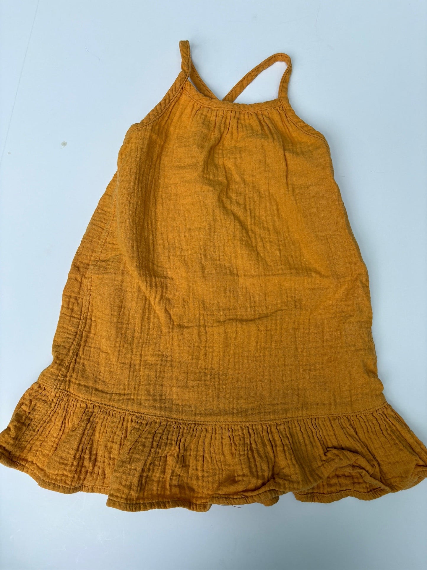 Seller #105 - 2T Girls Yellow Cat & Jack Dress GUC