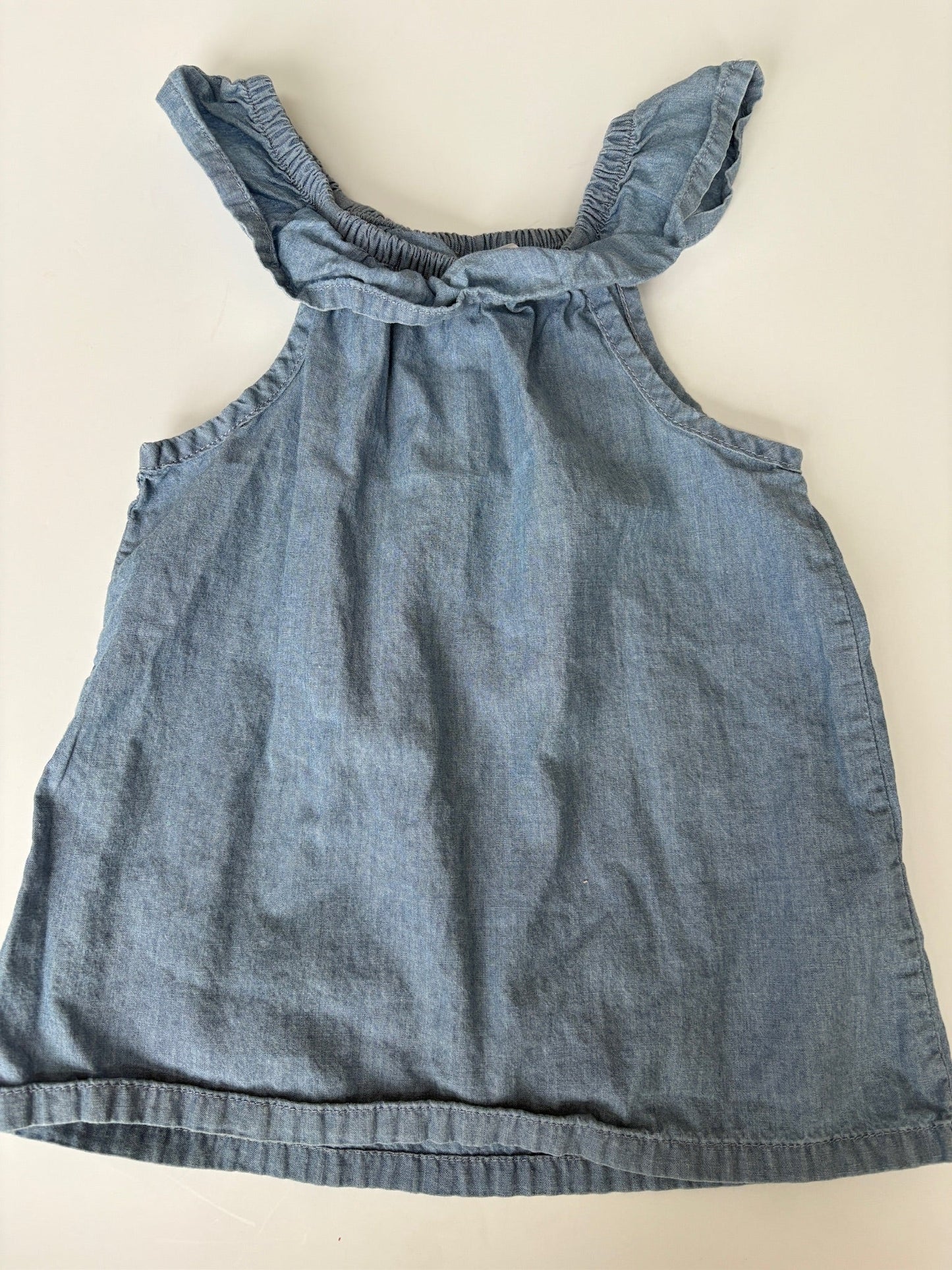Seller #105 - 3T Girls Jean Carter's Ruffle Tank GUC