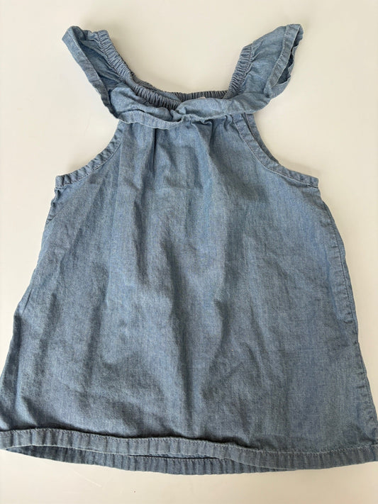 Seller #105 - 3T Girls Jean Carter's Ruffle Tank GUC