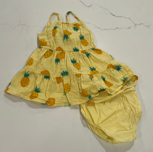 Cat & Jack Pineapple Dress - Girls 18m