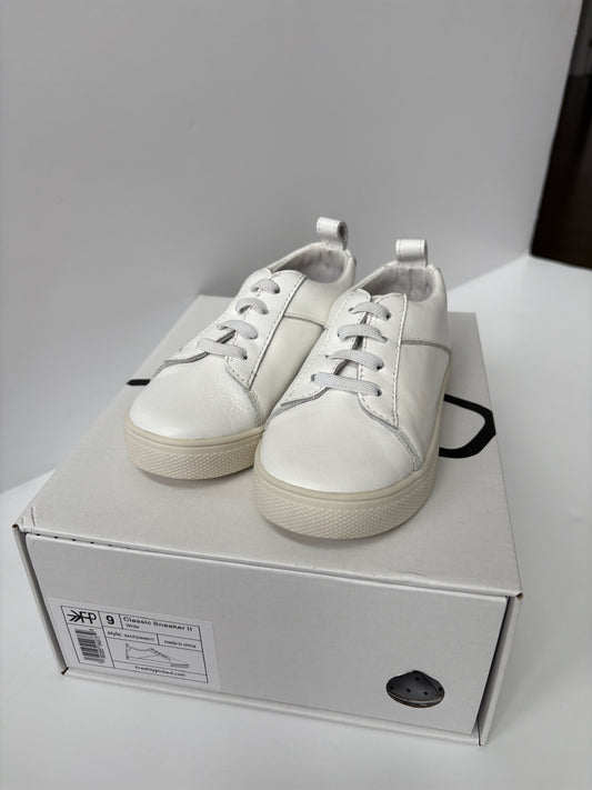 Seller #105 - Size 9c Girls White Freshly Picked Tennis Shoes NEW in box