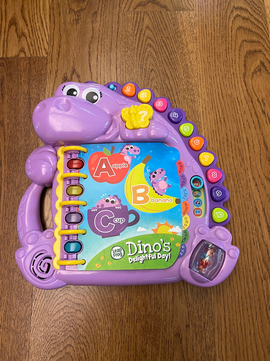 #33 Leap Frog Dino’s Delightful Day Interactive Alphabet Book