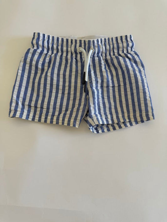 #78 REDUCED Cat & Jack Seersucker Swim Trunks Boys Size 12M