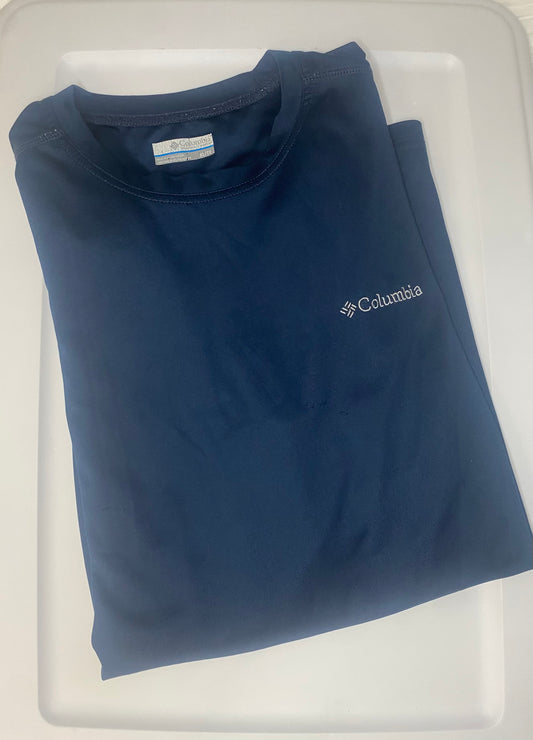 Seller #66 Men’s XL Navy Short Sleeve Columbia Shirt