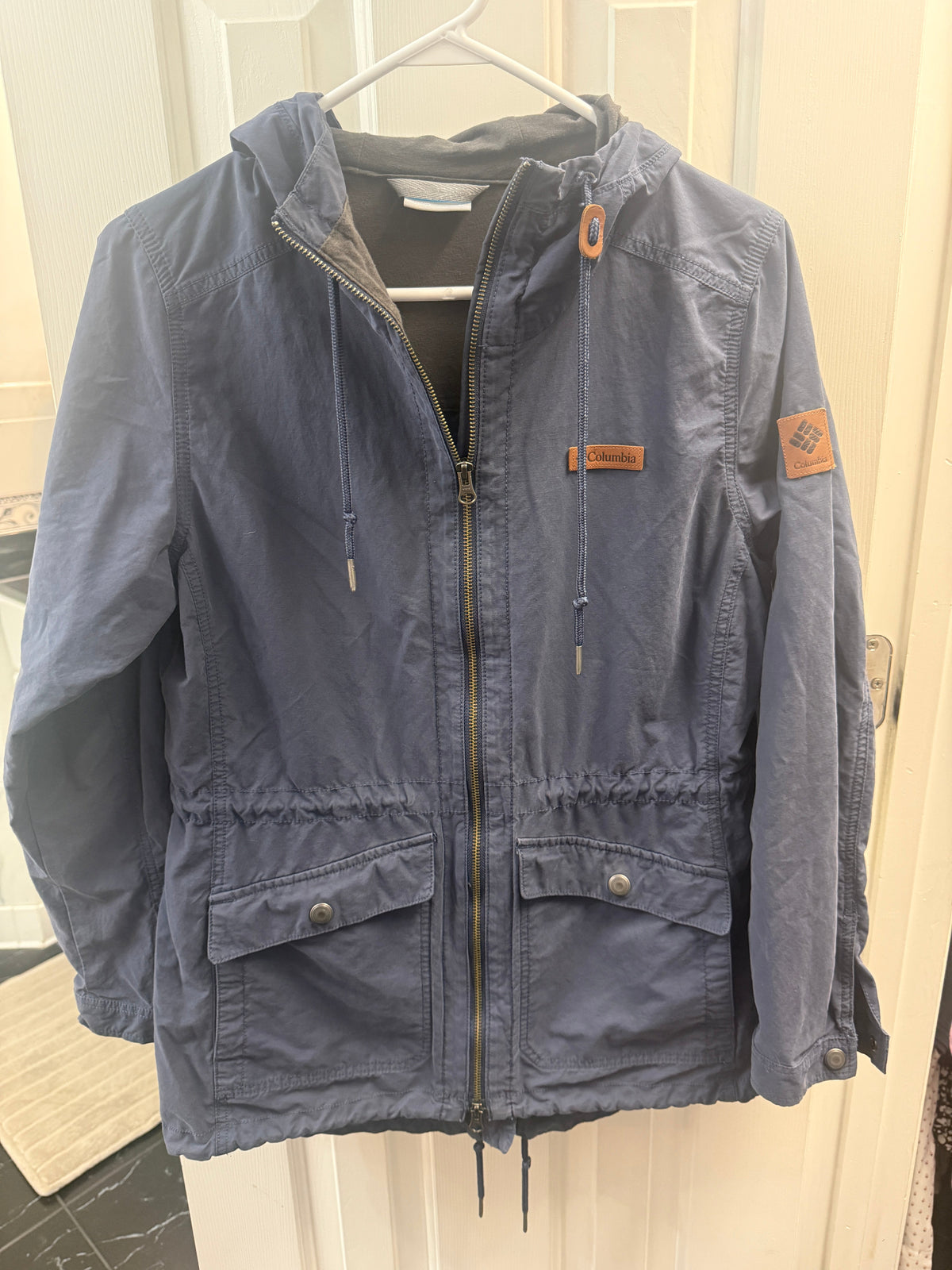 #51 Columbia Navy Utility Anorak Jacket Women M
