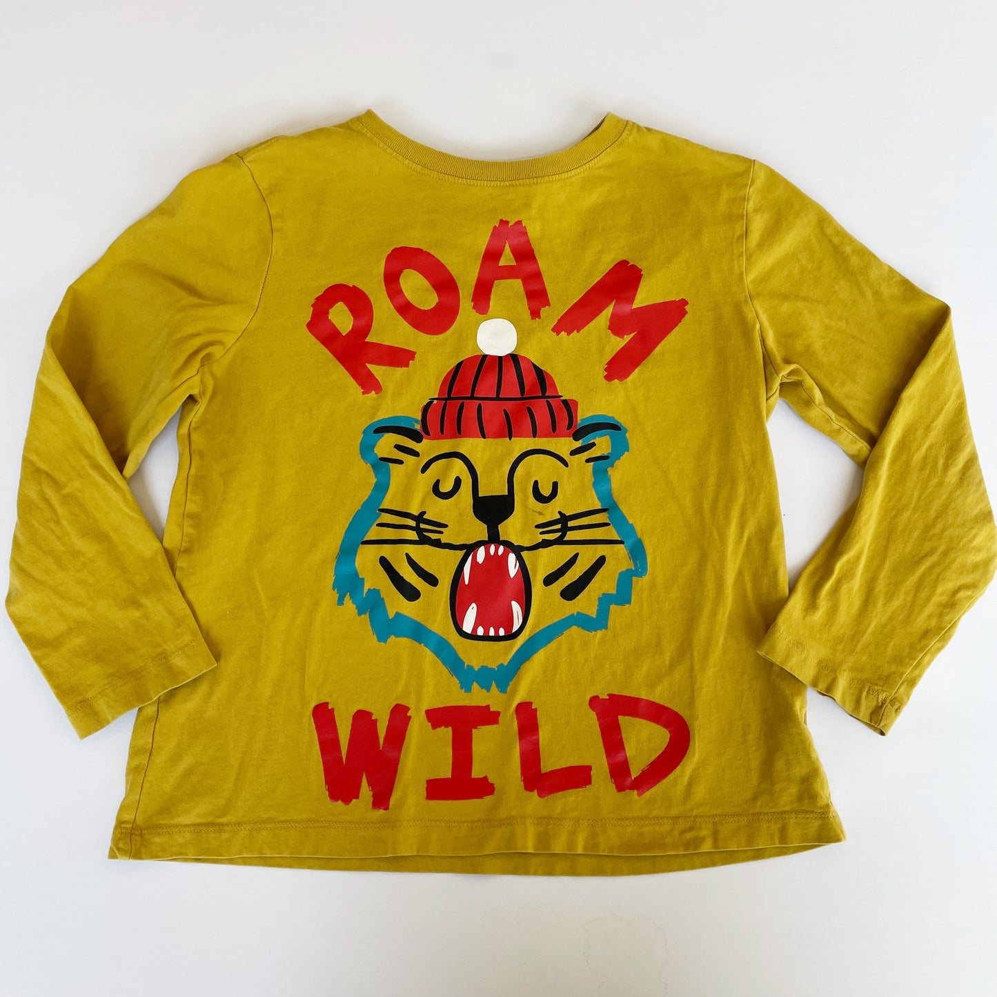 #118 | Size 130 / 8 | Hanna Andersson Boys Lion Long Sleeve T Shirt