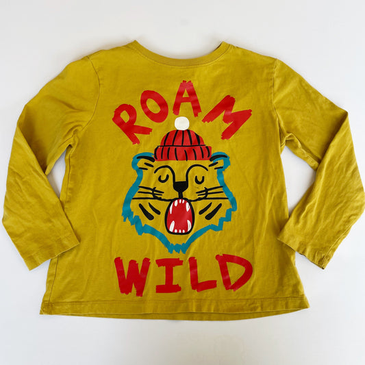 #118 | Size 130 / 8 | Hanna Andersson Boys Lion Long Sleeve T Shirt