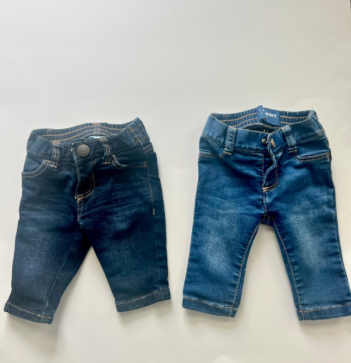 Girls 0-3 Months Old Navy Baby Jeans - Set of Two