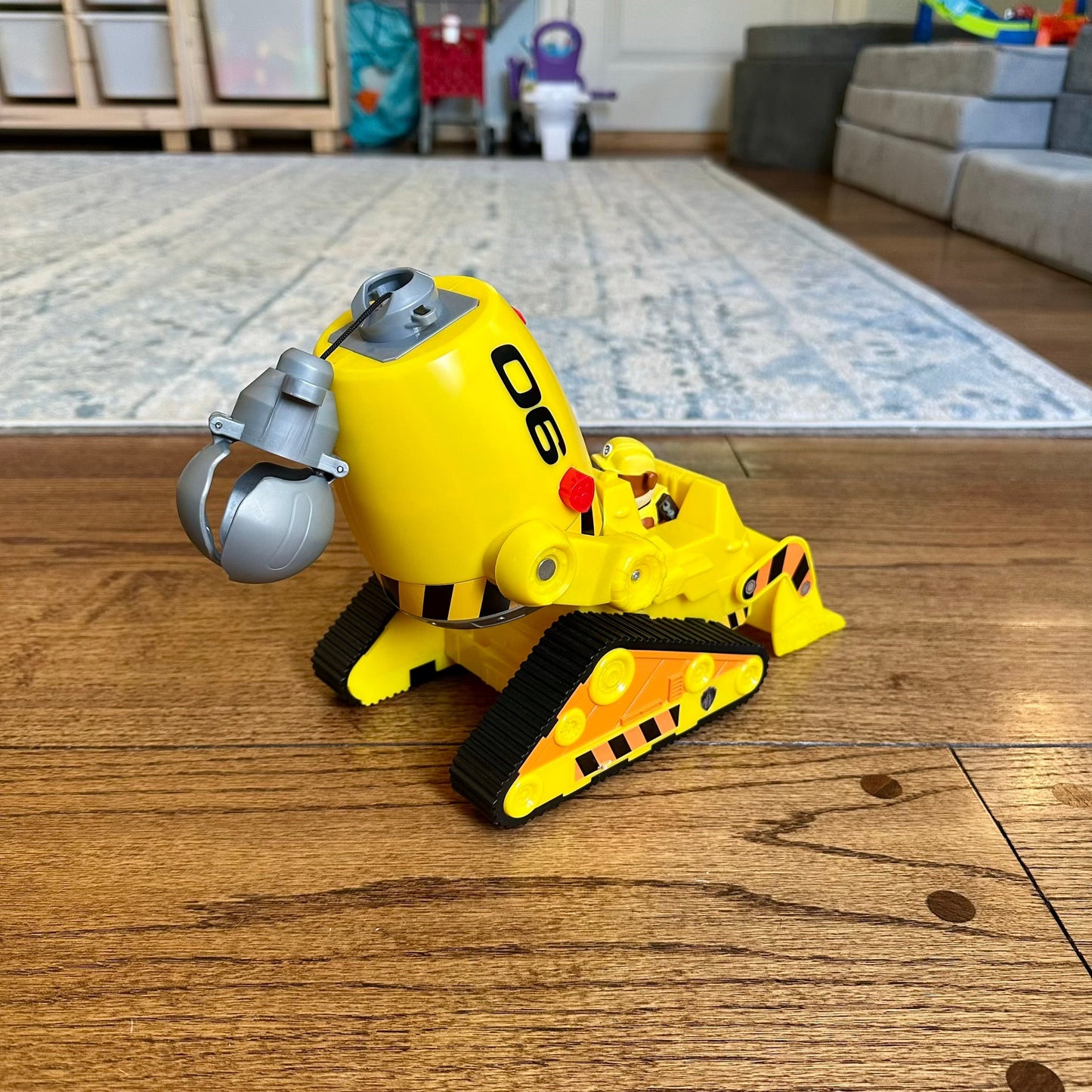 #95 Paw Patrol The Movie Rubble Deluxe Bulldozer Construction Vehicle
