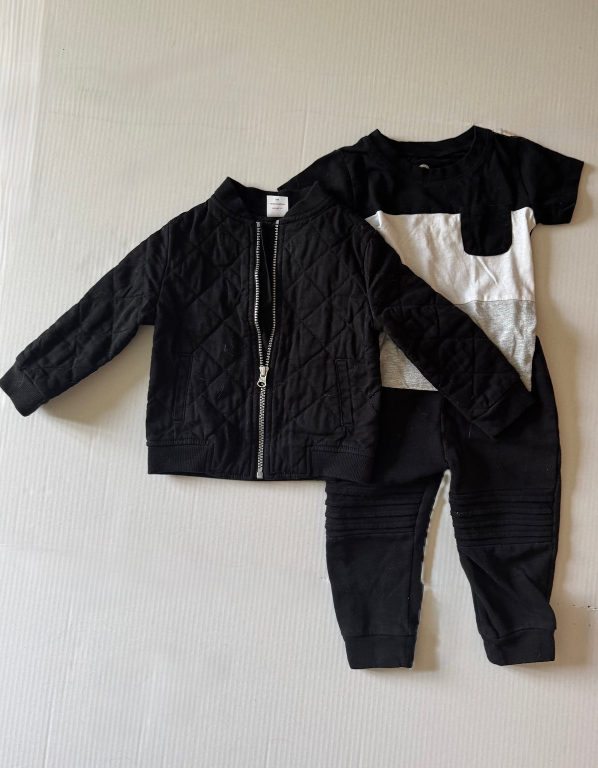 Seller #129 - Wonder Nation Black and White Outfit