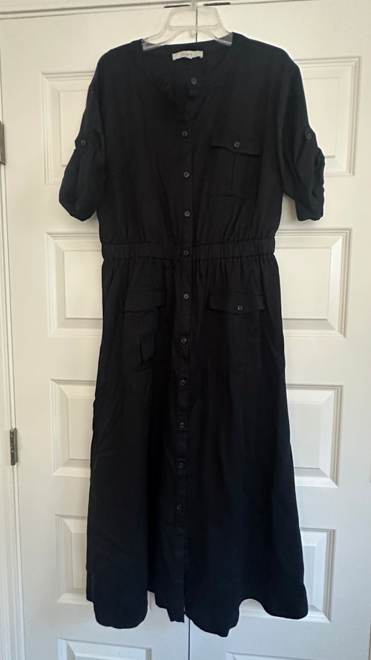 #10 | Women’s size 14 Loft  Utility Midi Pocket Dress