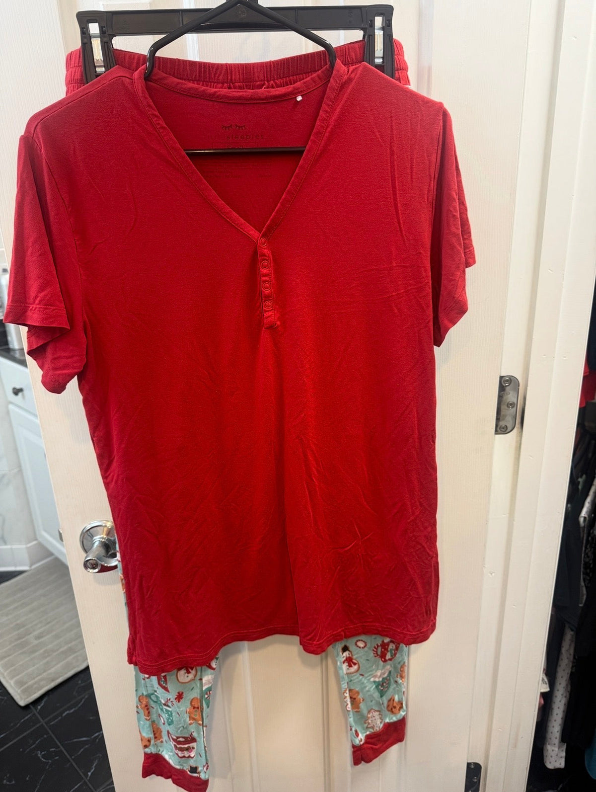 #51 Little Sleepies Women’s M Peppermint Mocha Bamboo Pajama Set