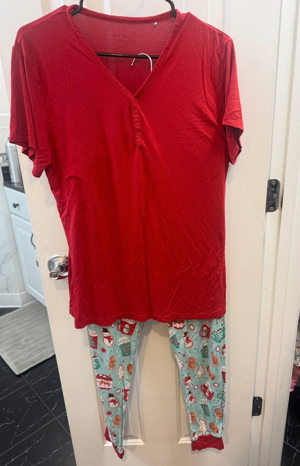 #51 Little Sleepies Women’s M Peppermint Mocha Bamboo Pajama Set