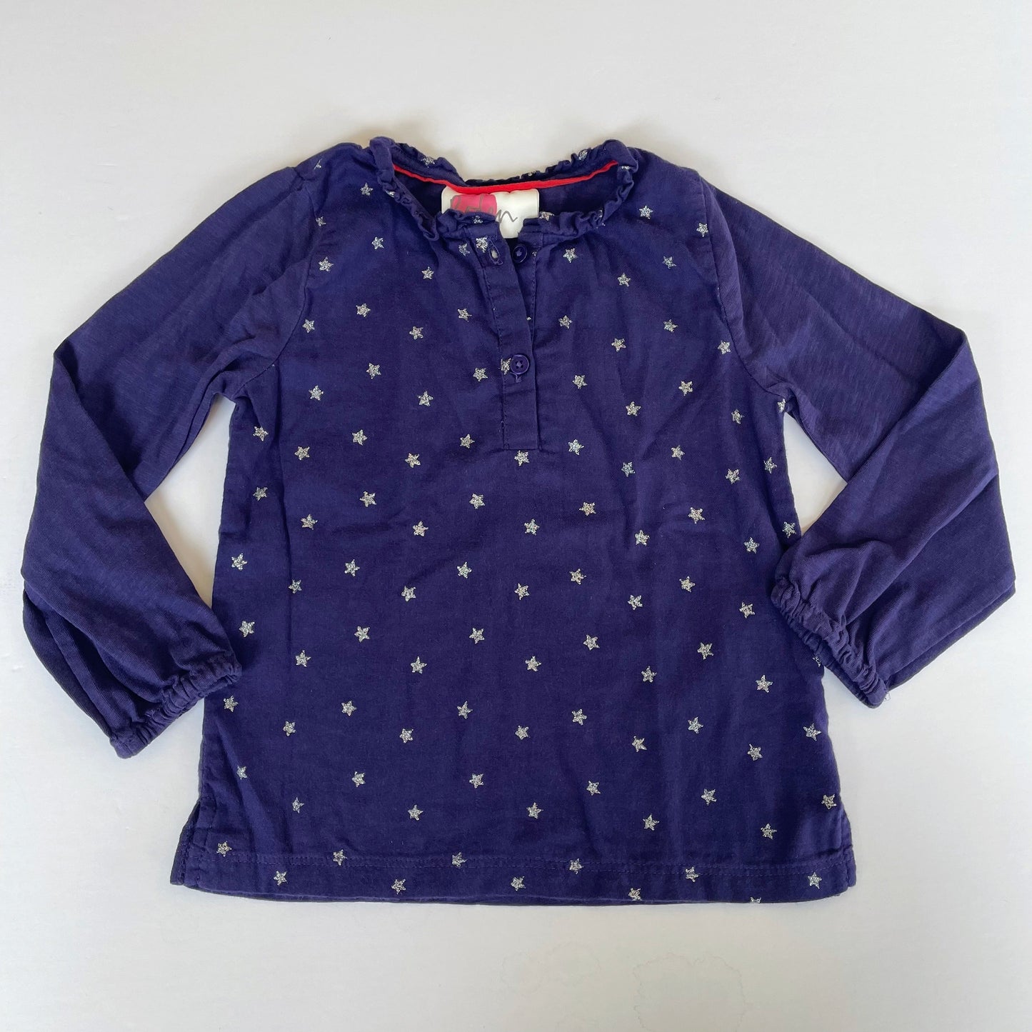 #118 | Size 3-4 y | Mini Boden Girls Star Long Sleeve Top