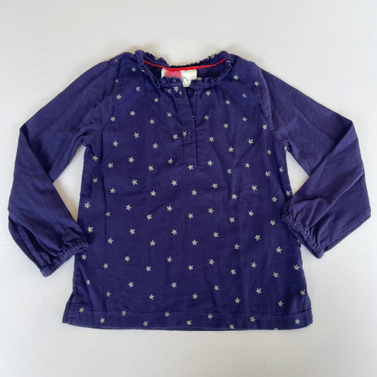 #118 | Size 3-4 y | Mini Boden Girls Star Long Sleeve Top