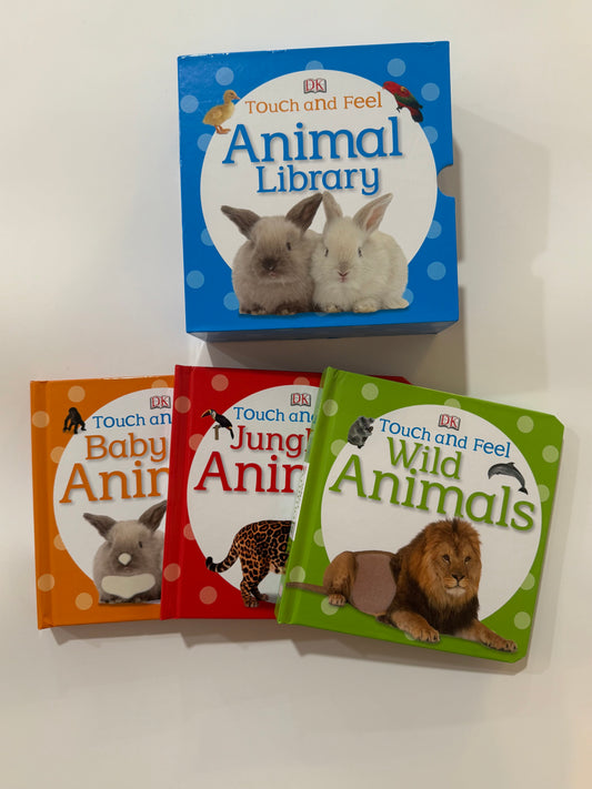 #50 • Children’s Book • Touch and Feel Animal Library - Set of 3 Books