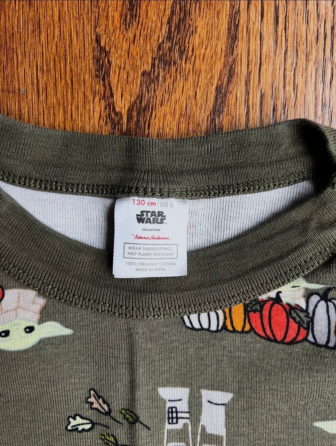 Seller #115 - Hanna Andersson Boys 8 (130 cm) Mandalorian & Grogu Pumpkin Pajamas, VGUC