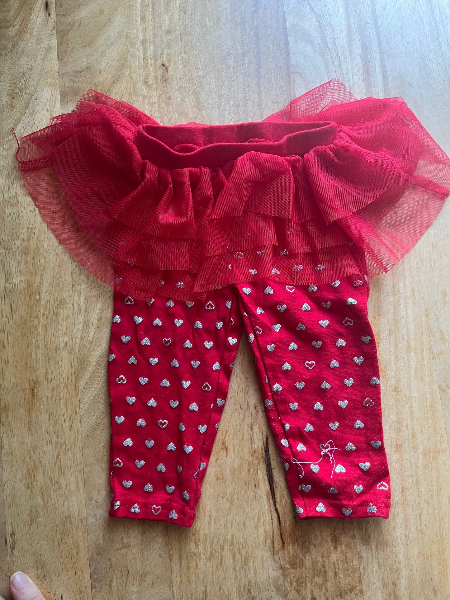 #97- just one for you carter's baby red pants- size 9mo
