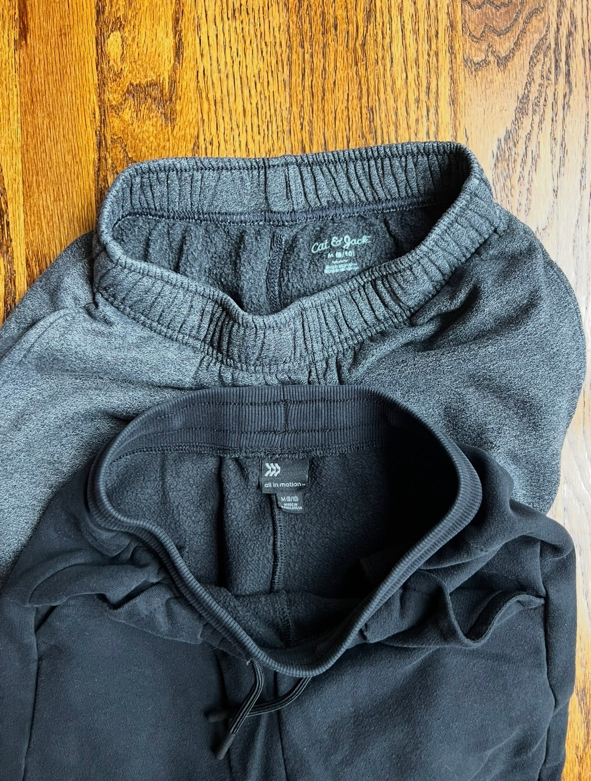 Seller #115 - All in Motion / C&J Boys M (8/10) Sweatpants Bundle, Black & Gray, GUC