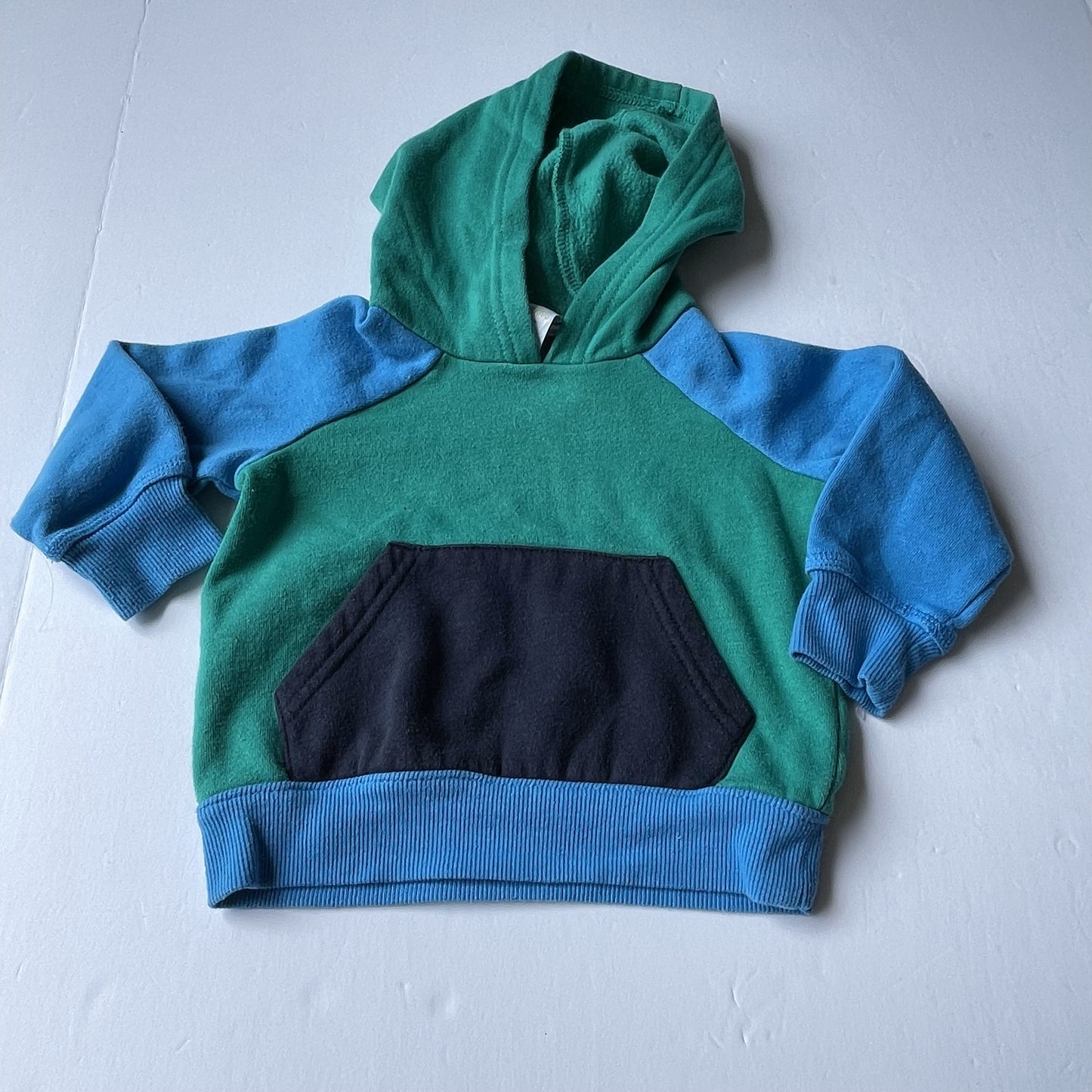 Seller 67 -Wonder Kids Green Blue Hoodie - 18mo