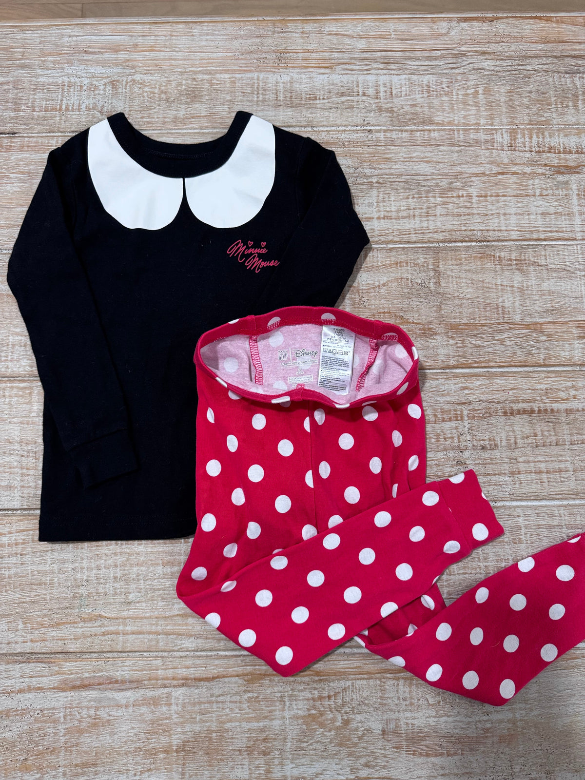 #108 Disney Girls 3T Baby Gap Minnie Mouse Set NWOT