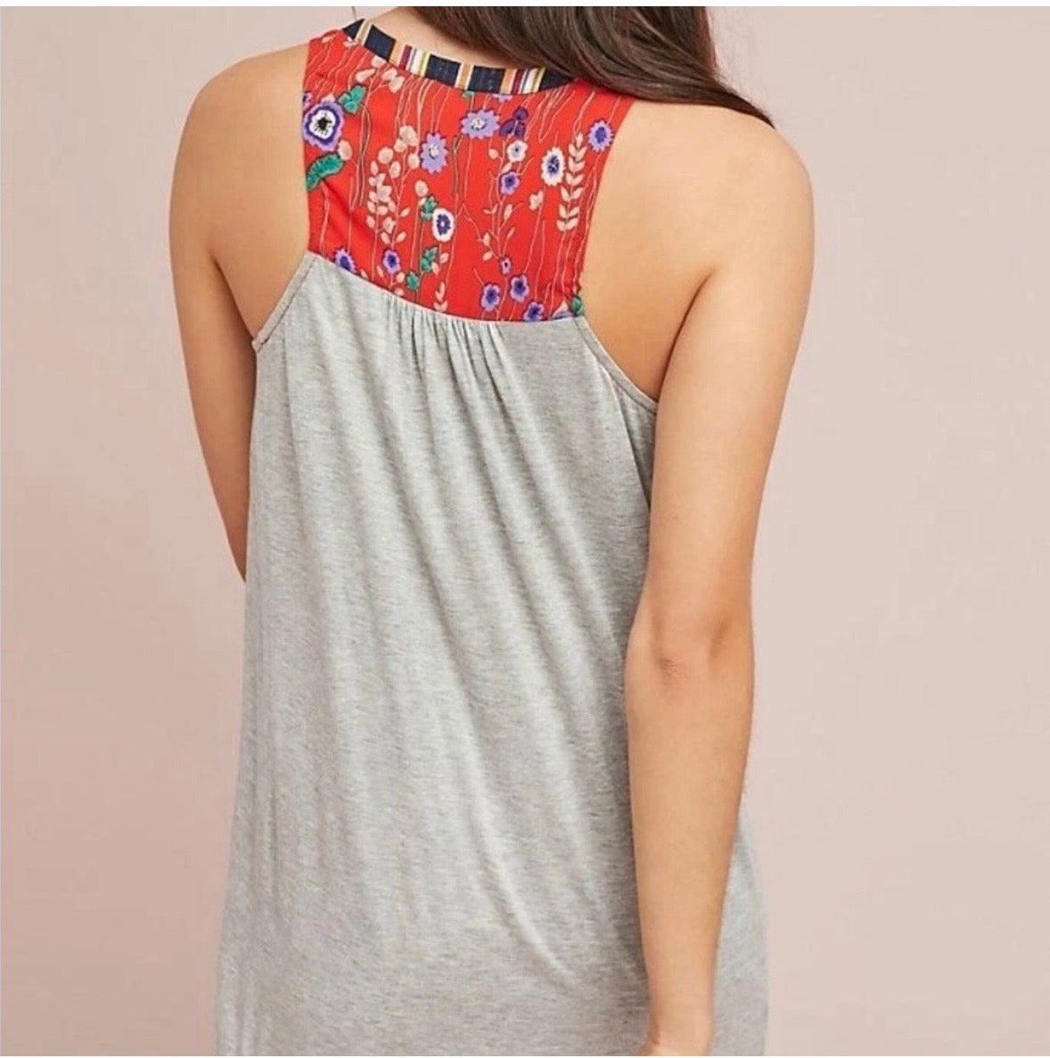 #130 Anthropologie Tiny Zuma Sleeveless Tunic Size M Top Womens