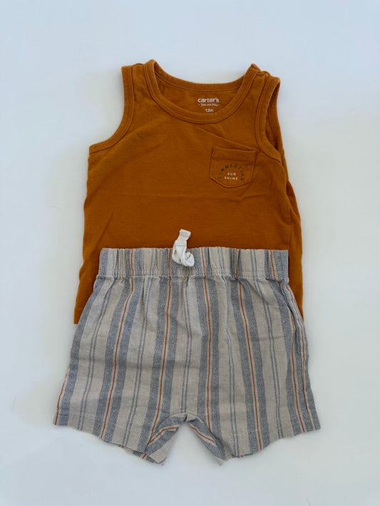 #78 REDUCED Carter's Tank and Shorts Boys 12M