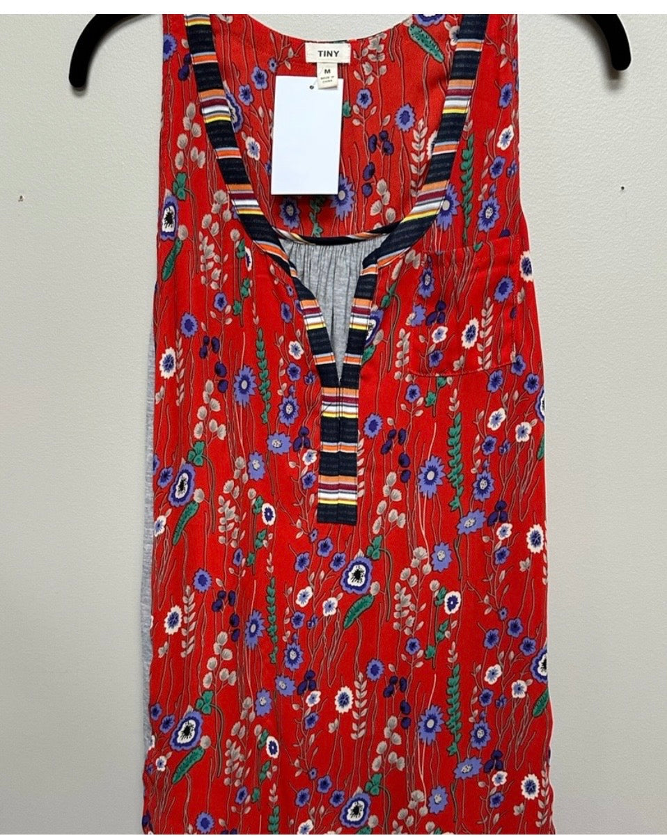 #130 Anthropologie Tiny Zuma Sleeveless Tunic Size M Top Womens